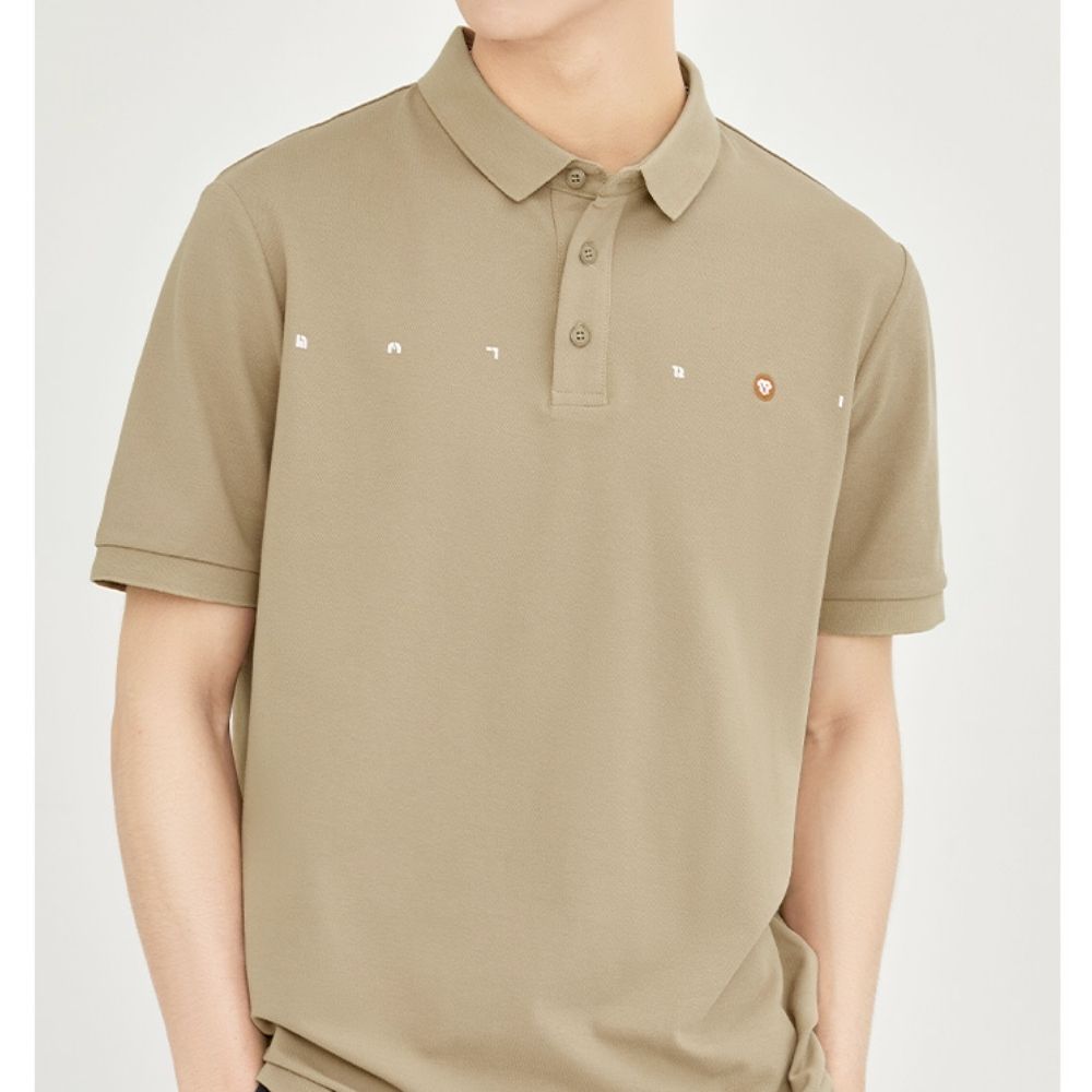 Mens Polo T-Shirt with Front Logo's
