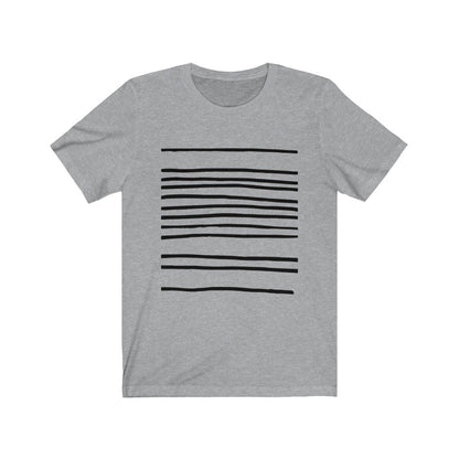 Mens T-Shirt with Horizontal Lines