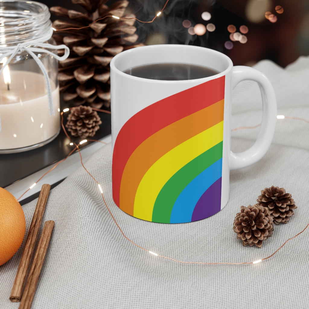 Rainbow Love Mug 11oz