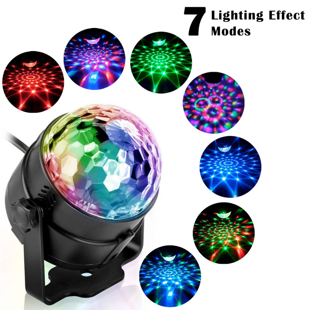 LED Party Projector Light with Sound Activation