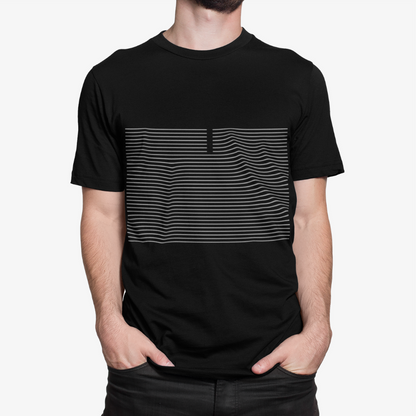 Mens T-Shirt with Horizontal Lines
