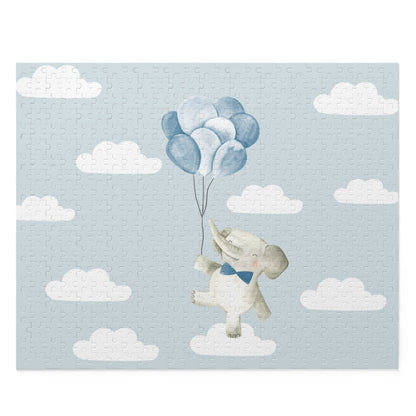 Baby Elephant Floating in the Clouds Jigsaw Puzzle 500-Piece