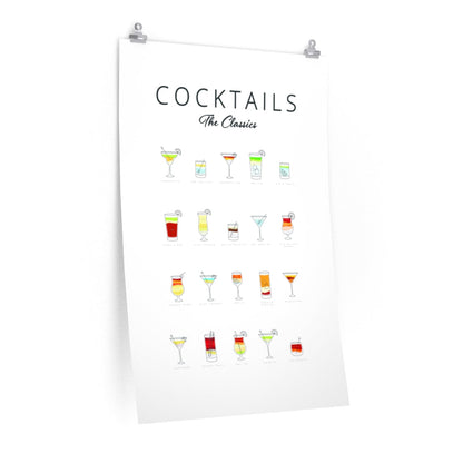 Cocktails Art Poster Decor