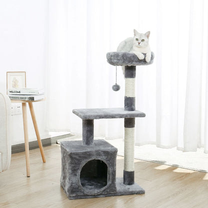 Cat Tree House 3 Tier Scratching Post