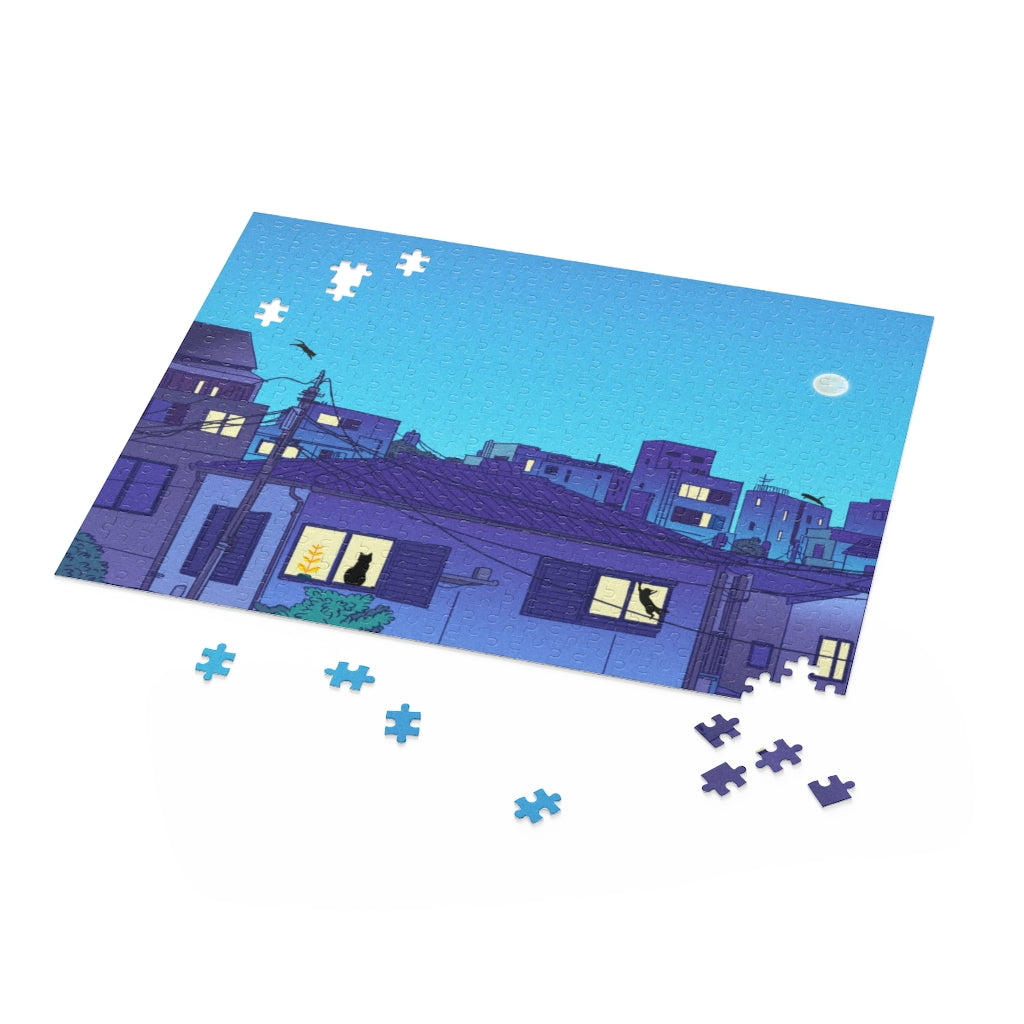 Neighborhood Cats Jigsaw Puzzle 500-Piece