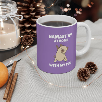Namast'ay Home with My Pug Mug