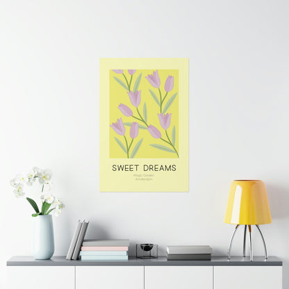 Sweet Dreams Tulip Poster