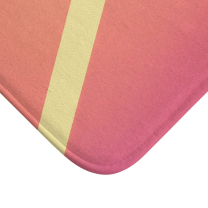 Pink Gradient Abstract Bath Mat Home Accents