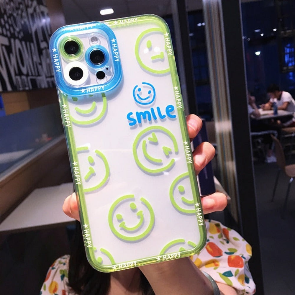 Smiley Face Clear Case for iPhone