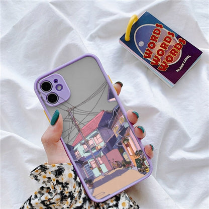 Animated Cartoon Theme Protective Case for iPhone