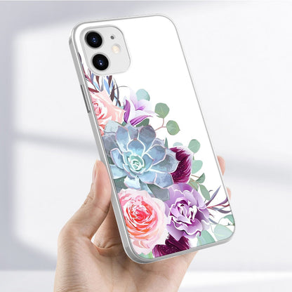 Floral Theme Protective Case for iPhone