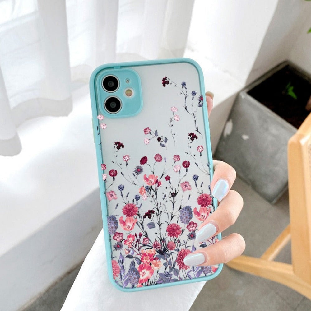 Floral Paintings Hard Cover iPhone Case