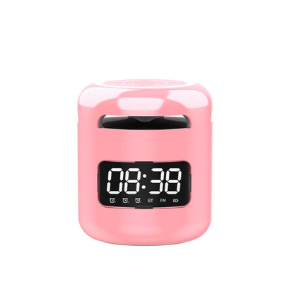 Mini Bluetooth Speaker with FM Radio Alarm Clock