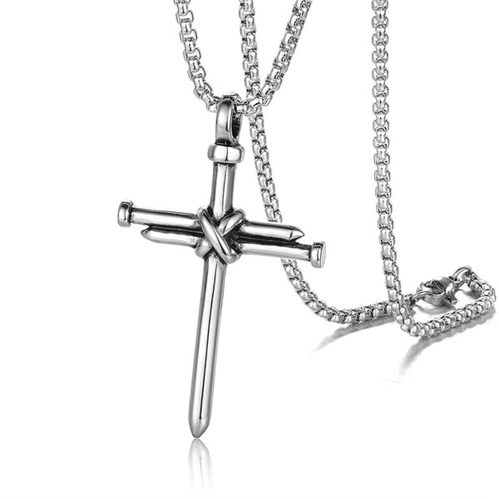 Nailed Cross Necklace