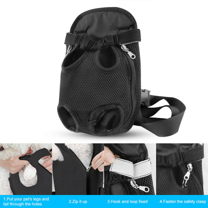 Small Pet Travel Backpack for Dogs & Cats