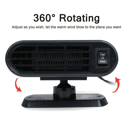 Powerful Car Heater and Fan Defroster 12V