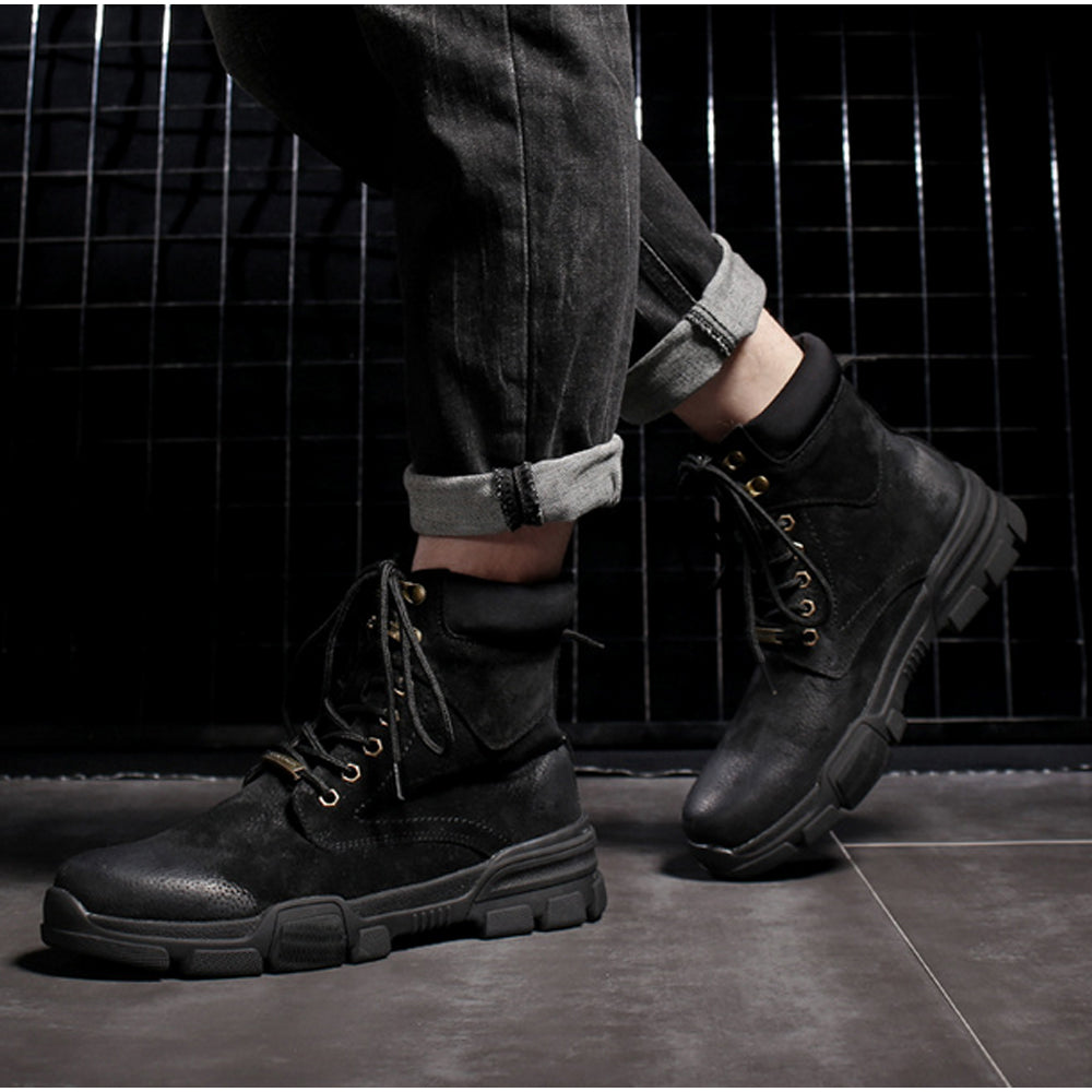 Men's Lace Up Suede Ankle Boots