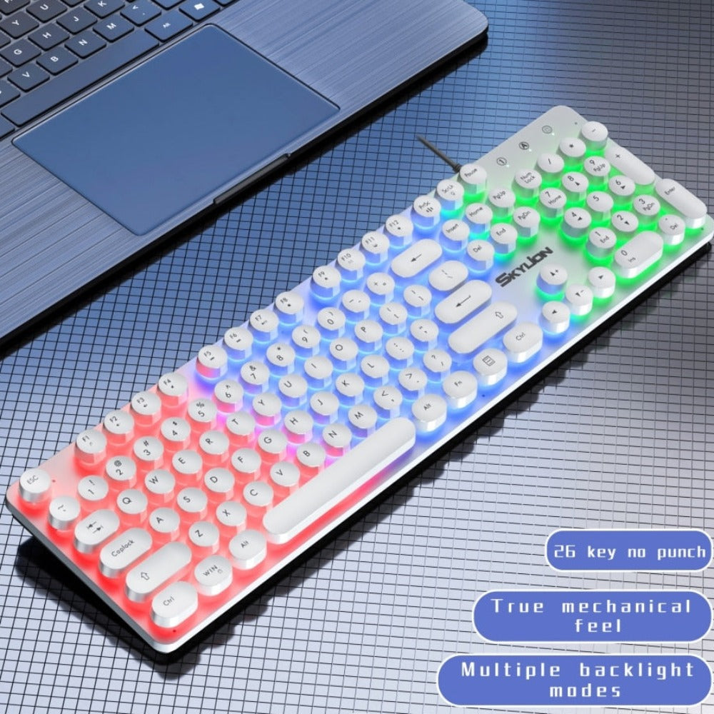 Dragon Round Key RGB Gaming Keyboard