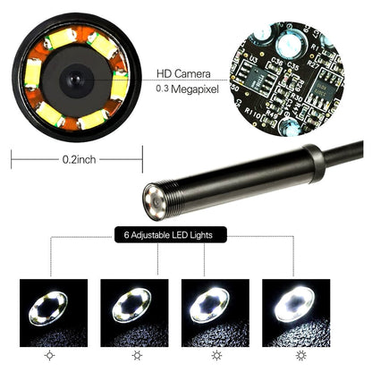 Waterproof Mini Remote Camera with LED light