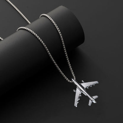Womens Airplane Necklace