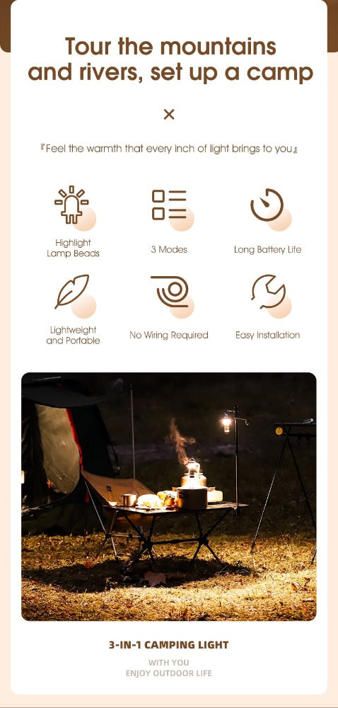Portable USB Camping Light