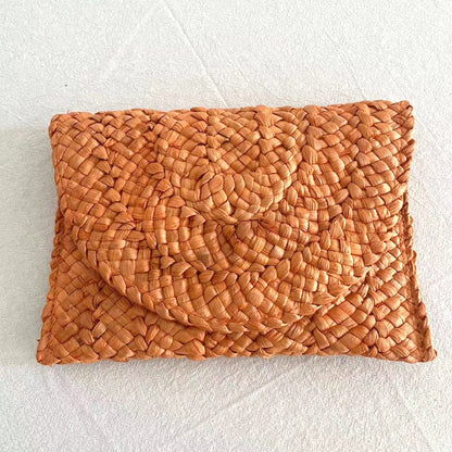 Mini Summer Straw Clutch Bag