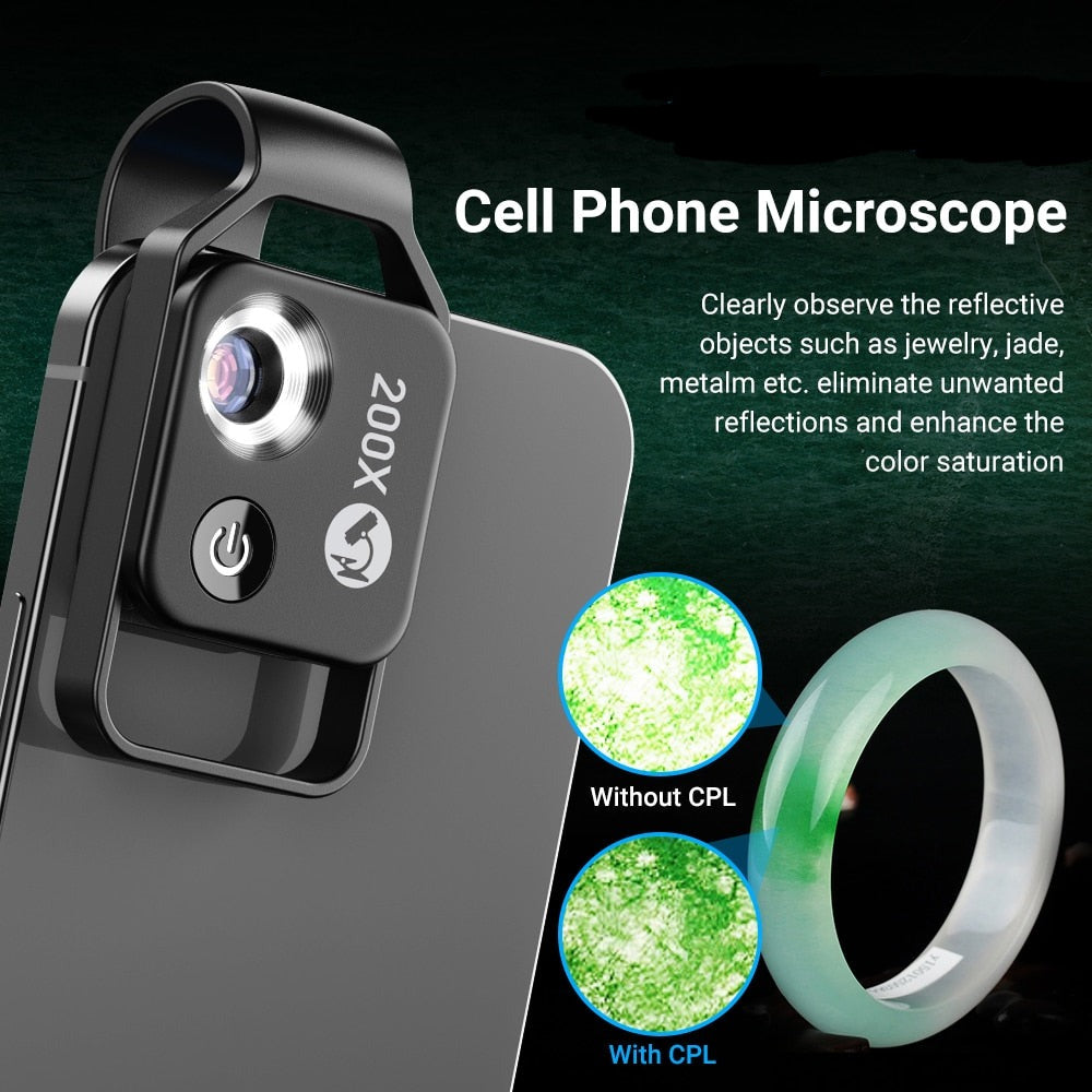 200X Digital Zoom Lens for Mobile Phone