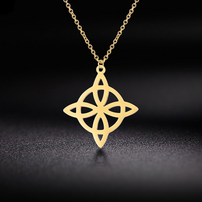 Geometry Knot Necklace