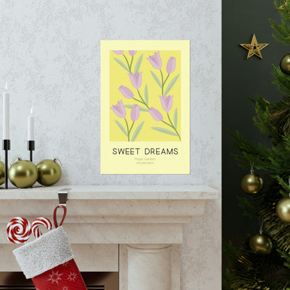 Sweet Dreams Tulip Poster