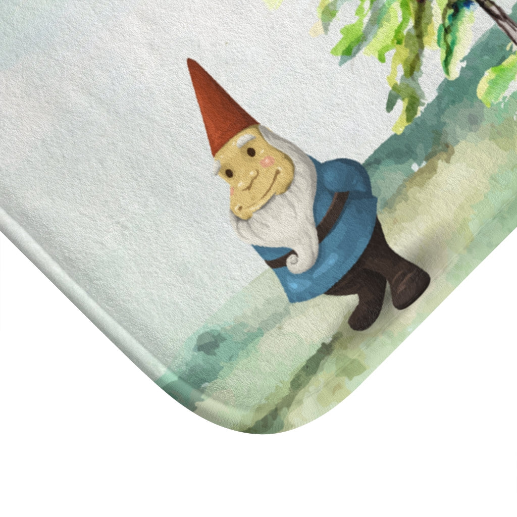 Magical Gnome in Forest Bath Mat Home Accents