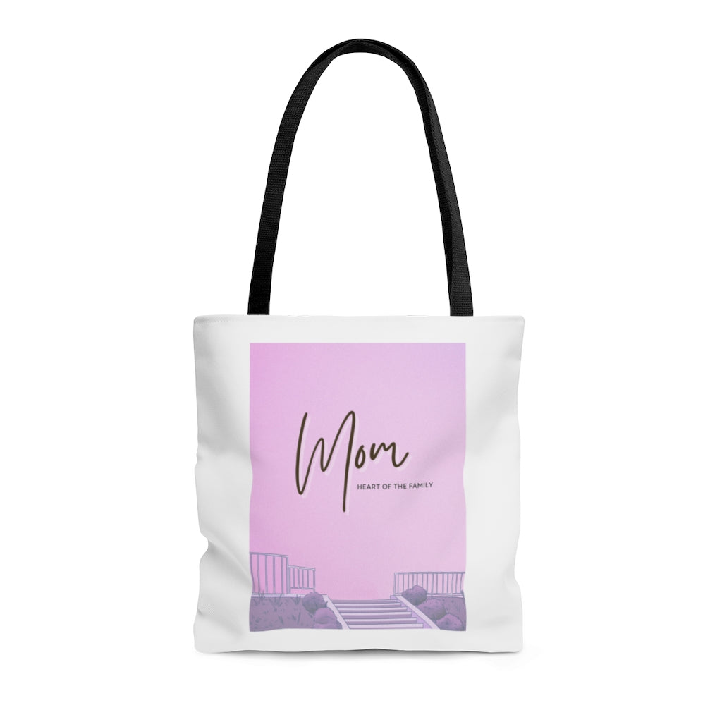 Shopper Tote Mom is The Heart Of The Family Bag Medium