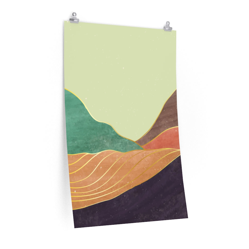 Tranquil Mountains Premium Matte vertical posters