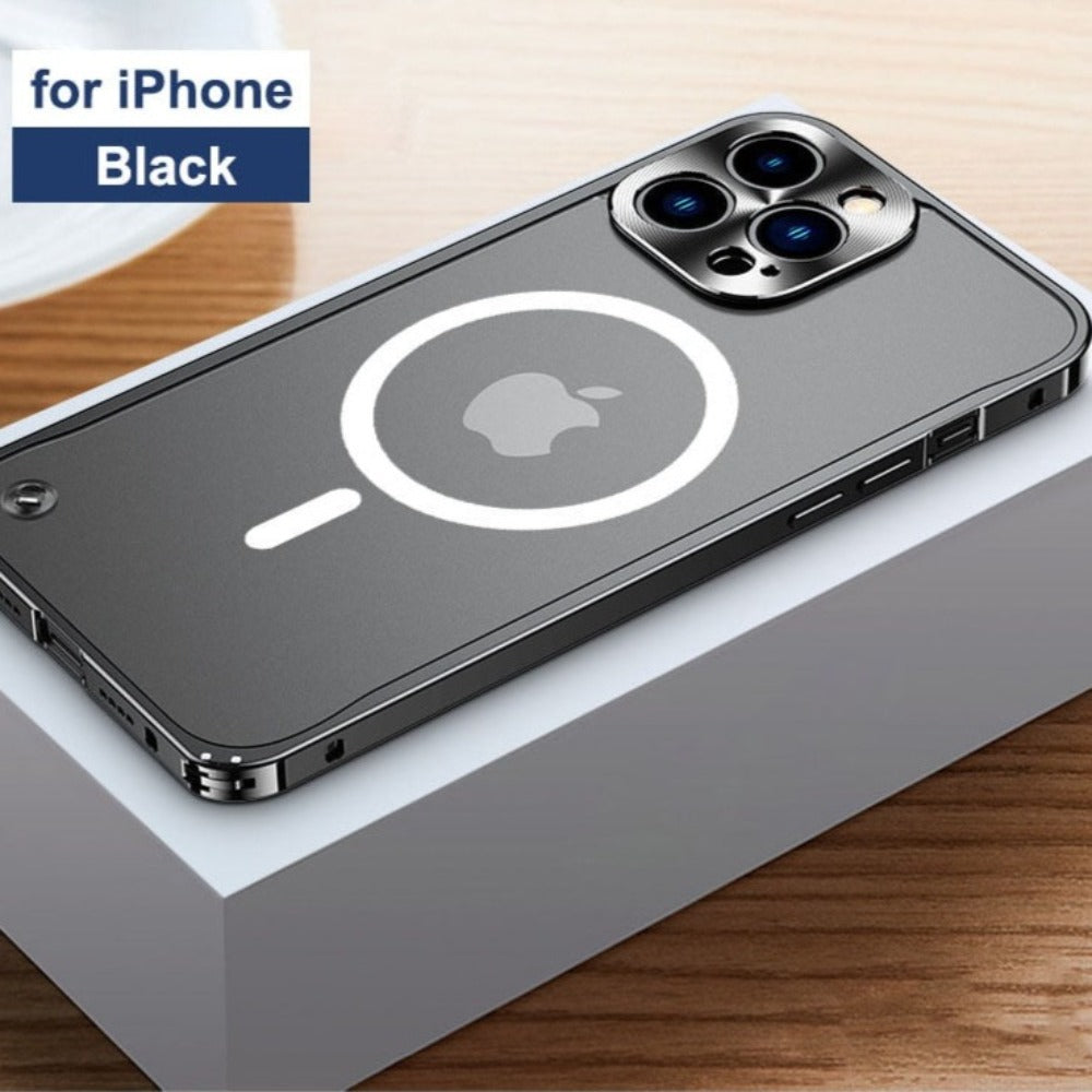 Premium Metal Frame Protective Case for iPhone
