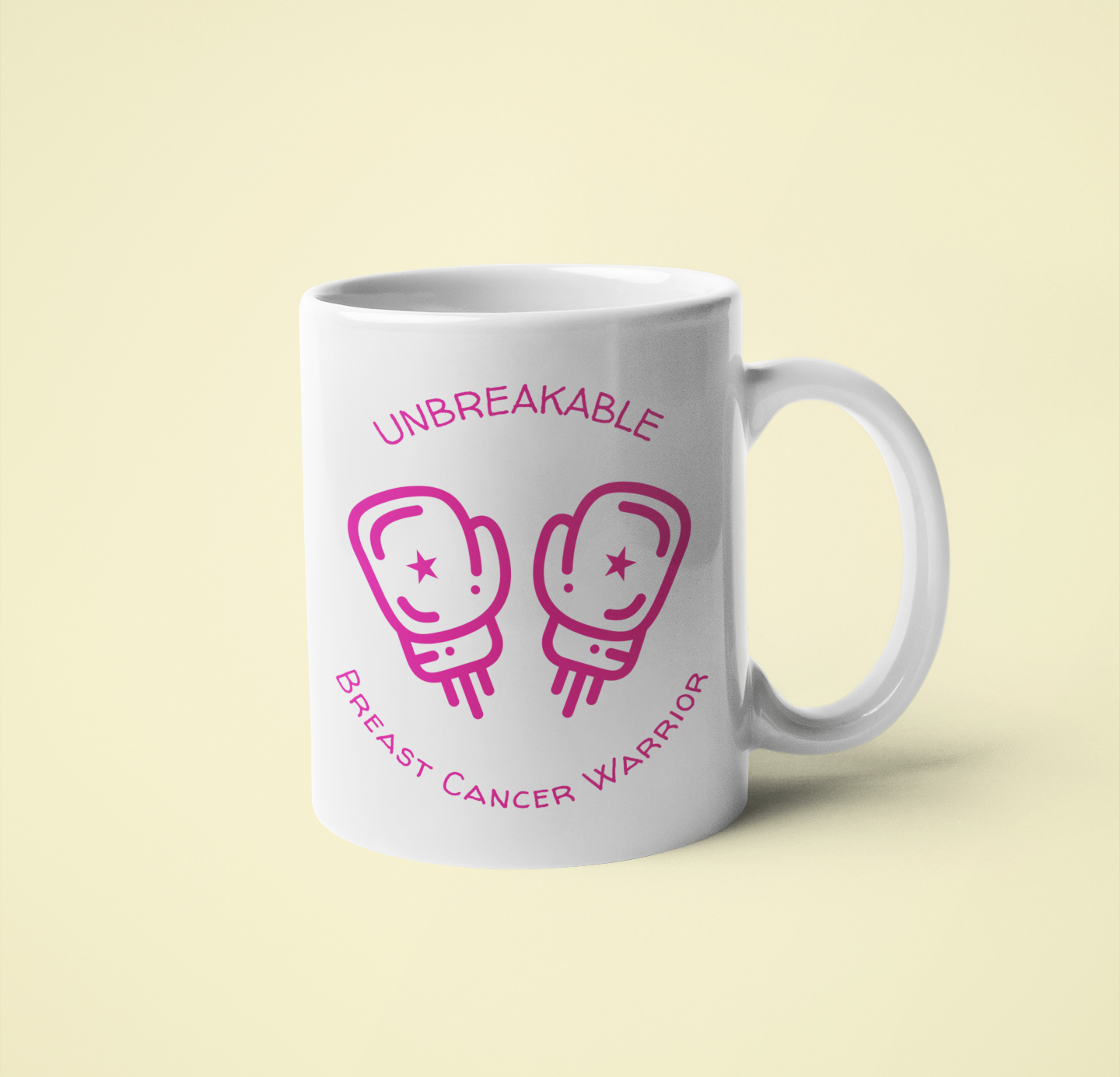 Unbreakable Breast Cancer Survivor Mug 11oz