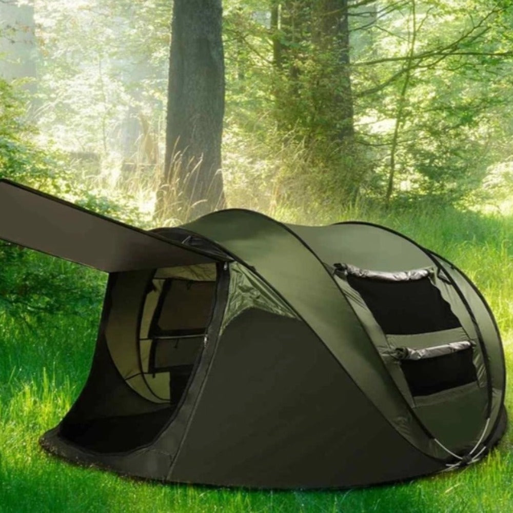 Large Capacity 4 to 5 Persons Automatic Pop Up Camping Tent
