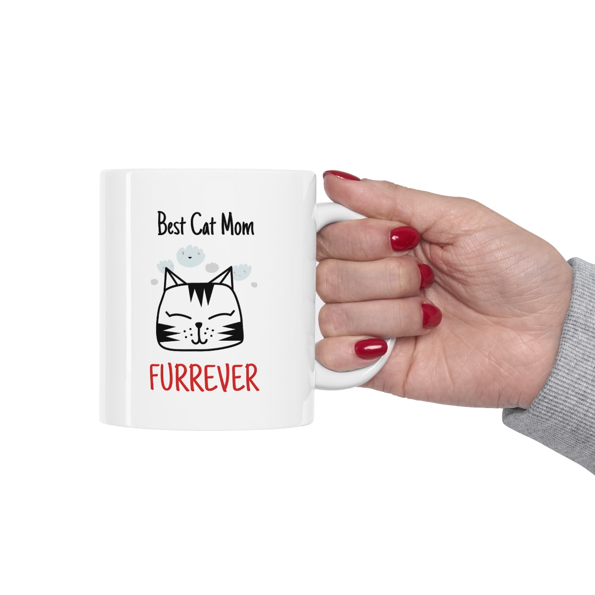 Best Cat Mom Furrever Mug