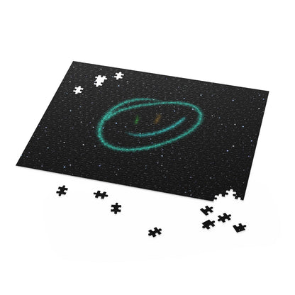 Smiley Face in Space Jigsaw Puzzle 500-Piece