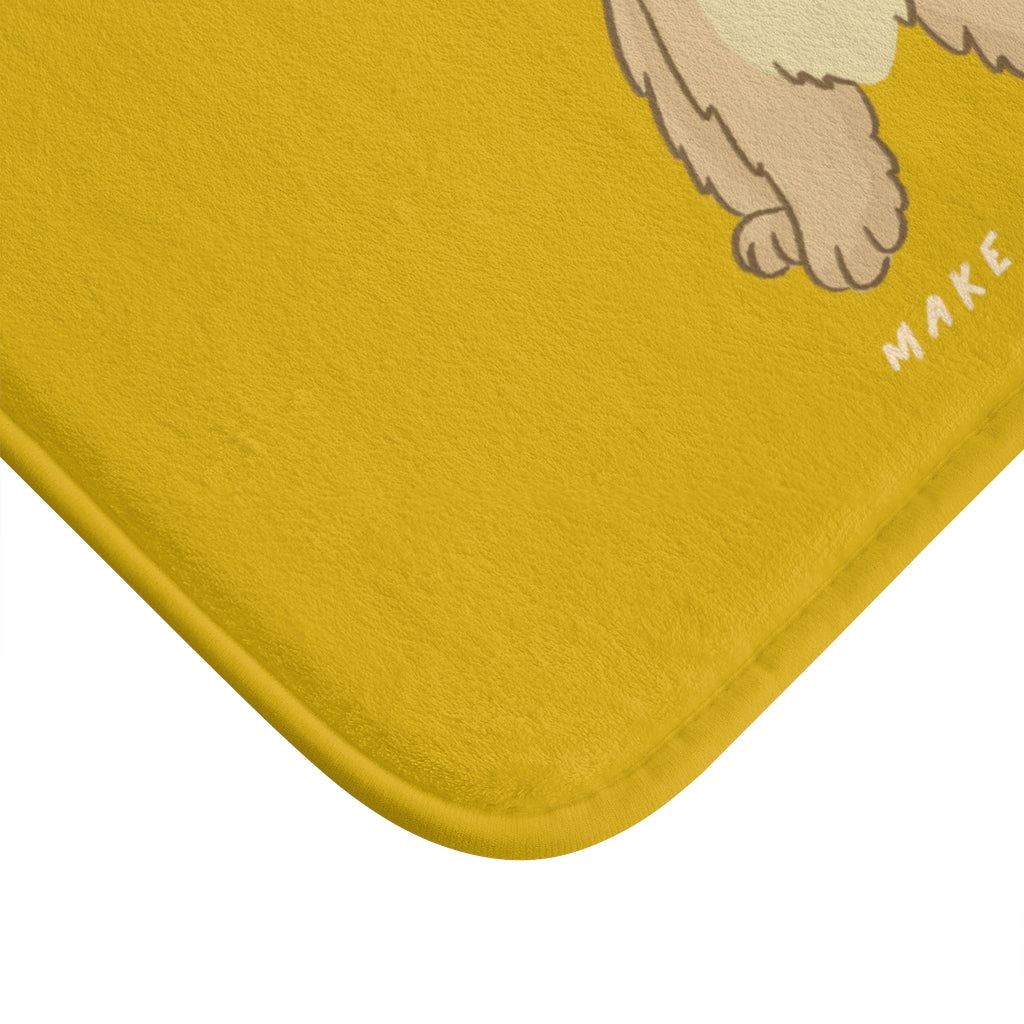 Life is Great, Dogs Make it Better Bath Mat