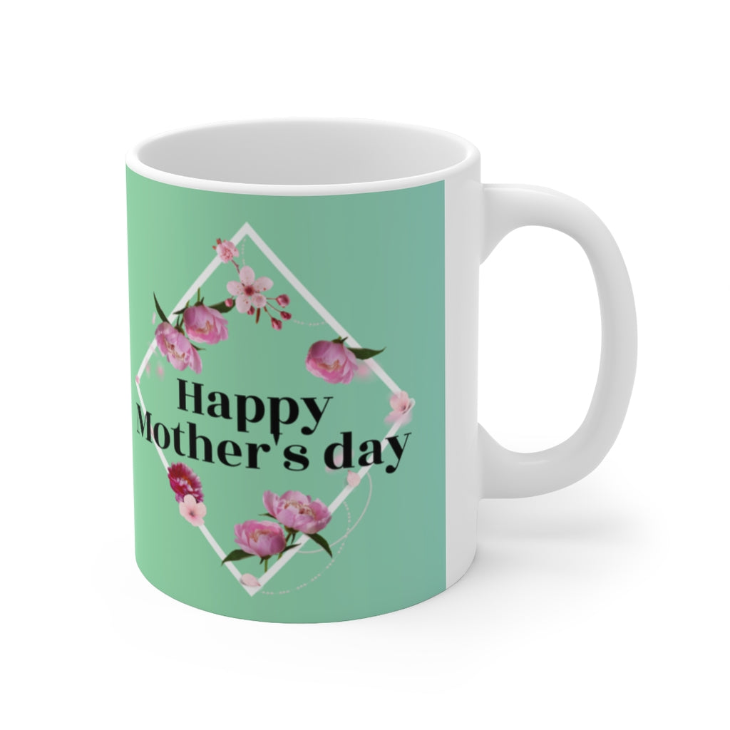 Happy Mother's Day Peony Theme Mug 11oz
