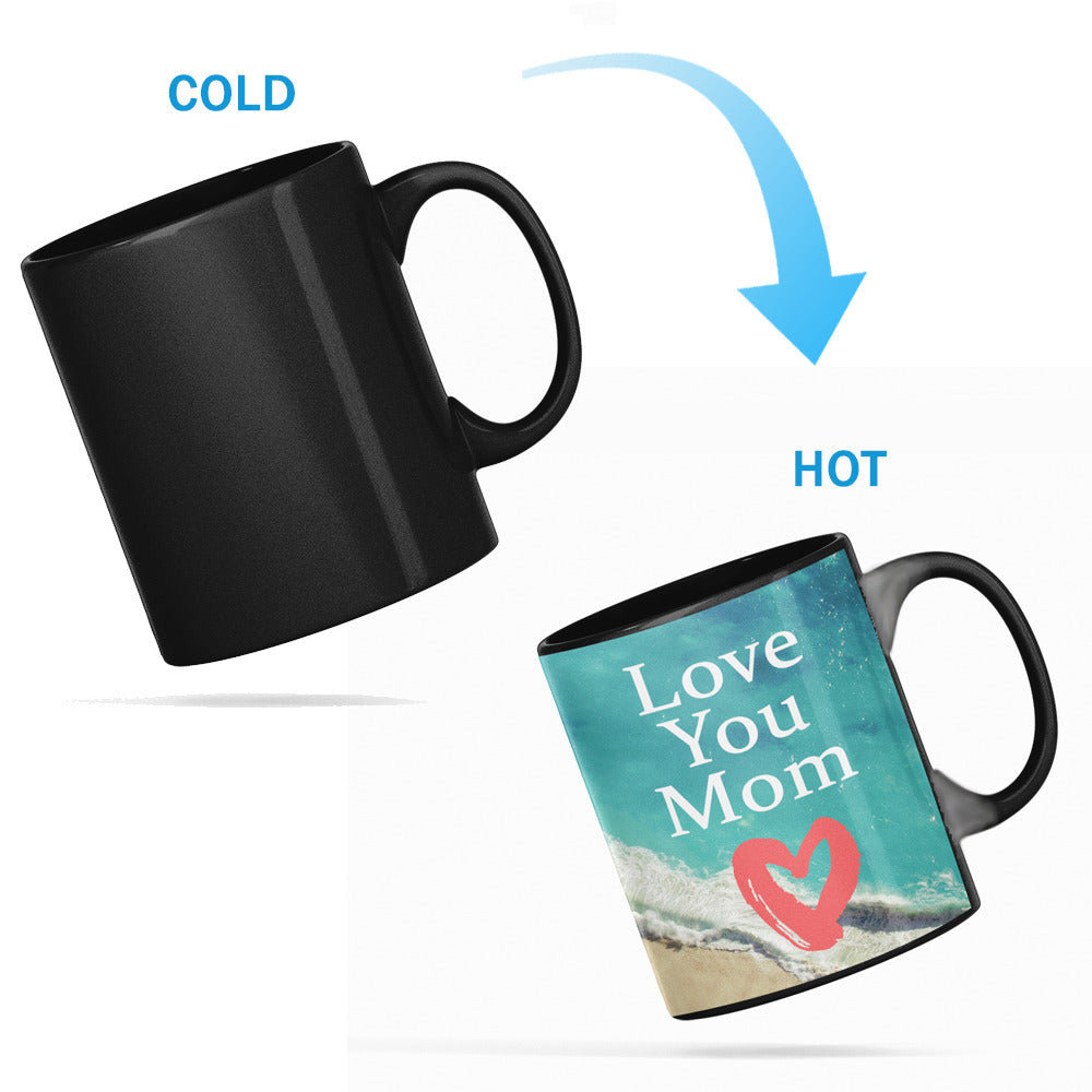 I Love you Mom Heat Sensitive Color Changing Mug