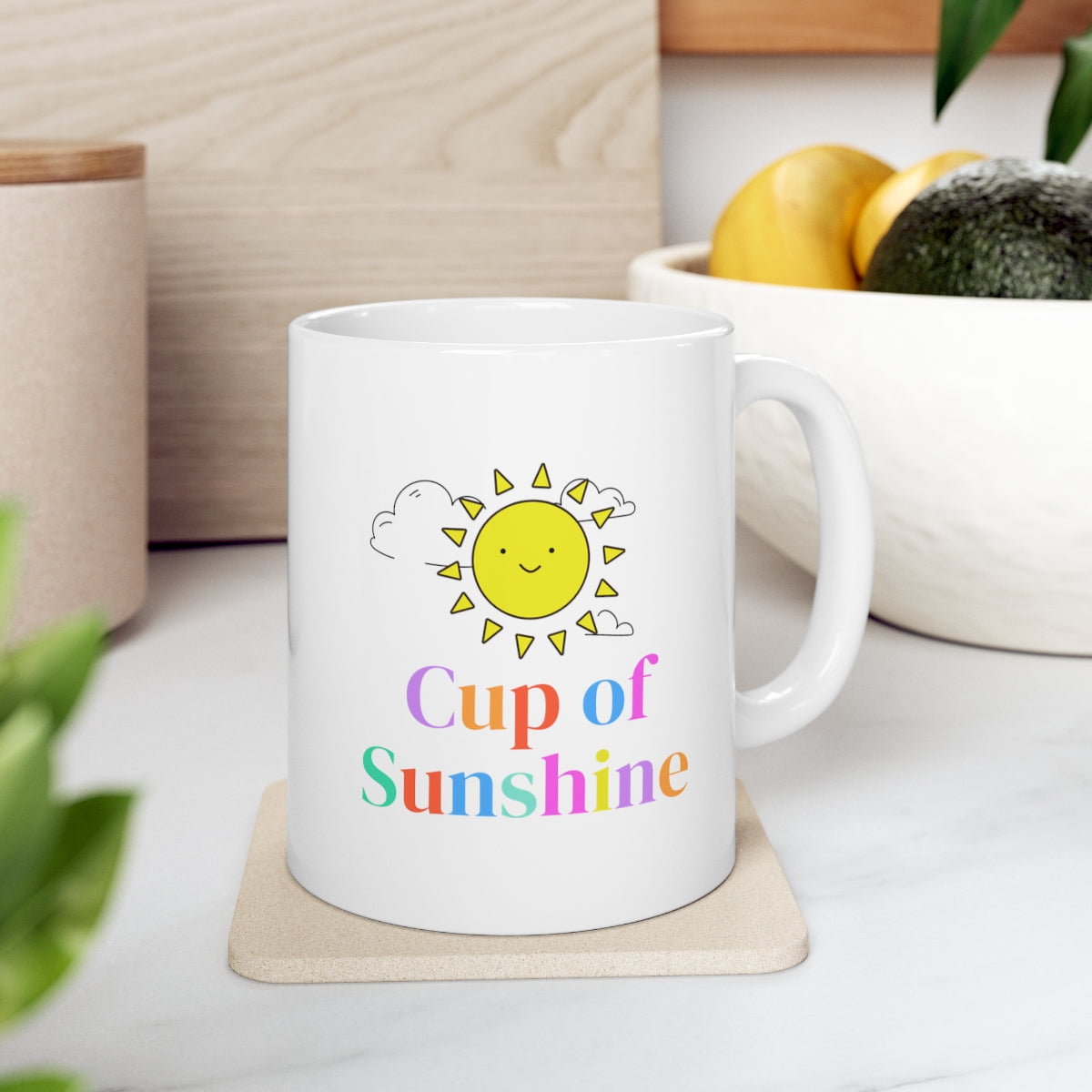 Cup of Sunshine Positive Quote Mug