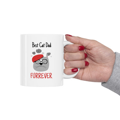 Best Cat Dad Furrever Mug