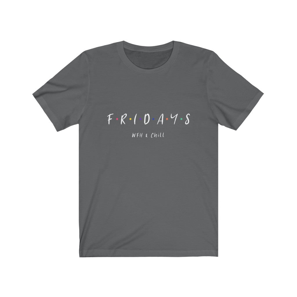 Womens Friday Work From Home & Chill Jersey Short Sleeve Tee
