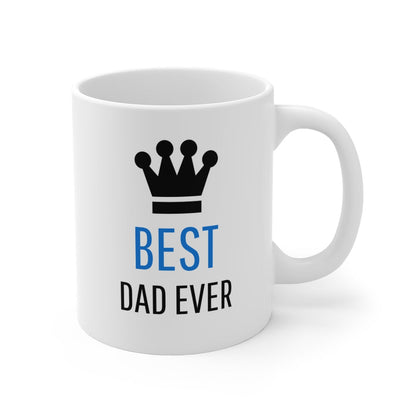 Best Dad With Crown Coffee Mug