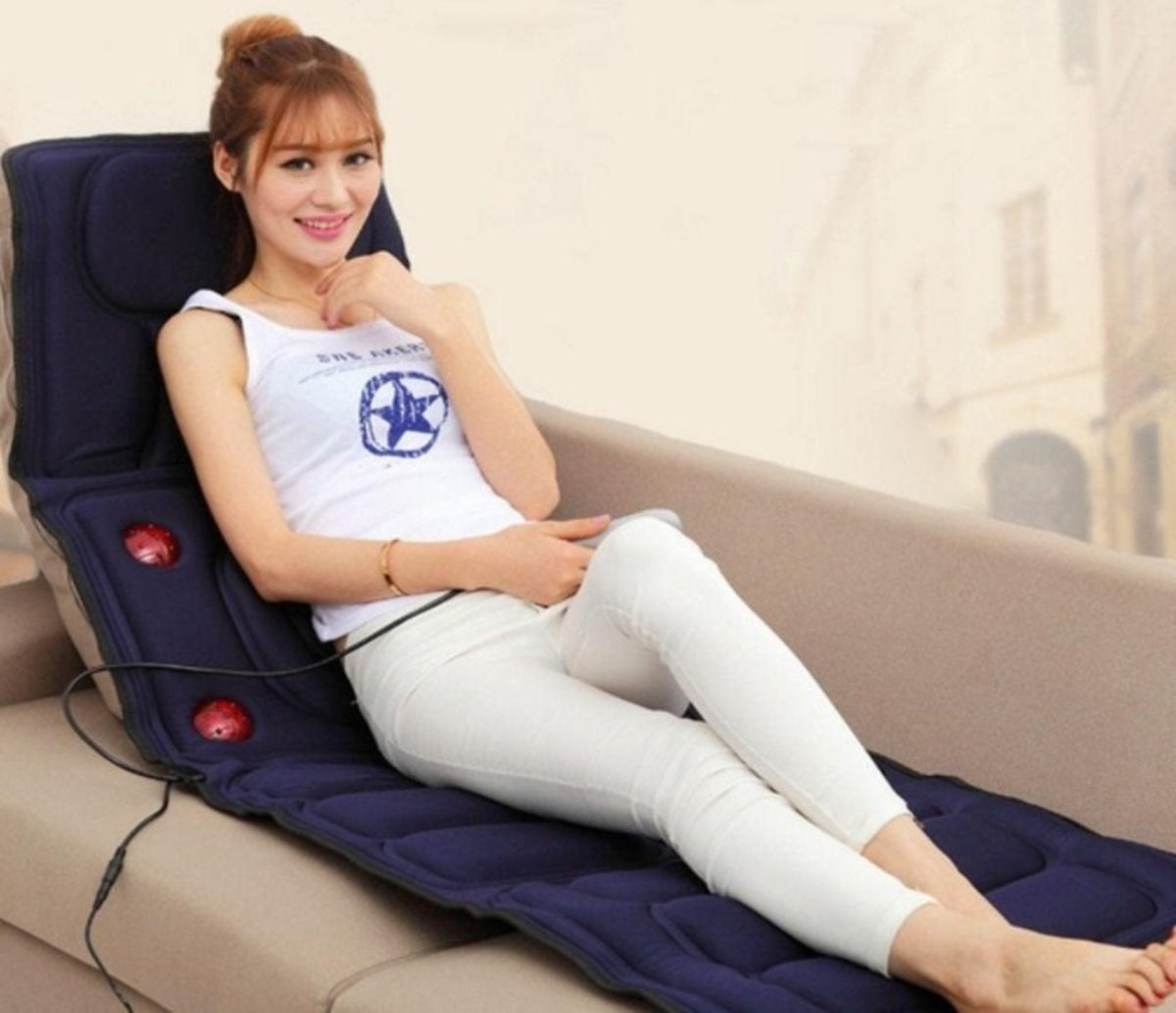 Full Body Heated Massage Cushion Mattress