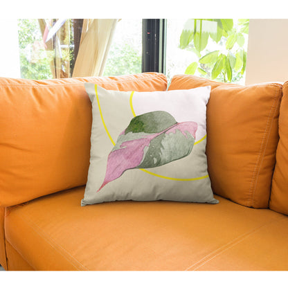 Leaf Square Pillow Home Decoration Accents - 4 Sizes