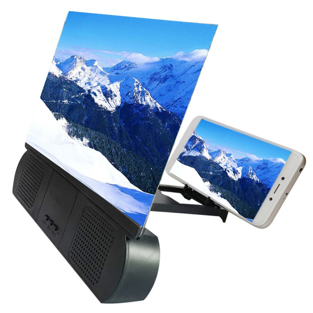 12"  Portable Screen Magnifier with Bluetooth Speaker
