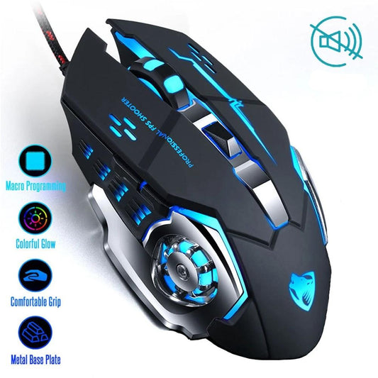 Professional 8D  3200DPI Adjustable Wired Optical LED Gaming Mouse