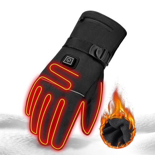 Waterproof Heated Motorcycle Touch Screen Battery Powered Gloves