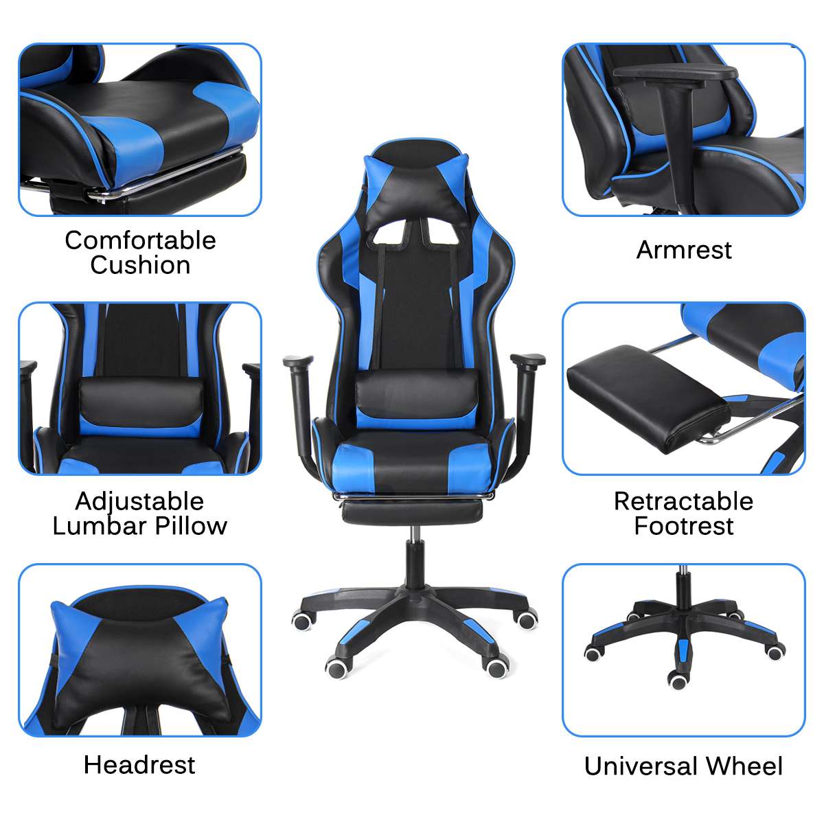 Ninja Dragon Vegan Leather Computer Gaming Chair